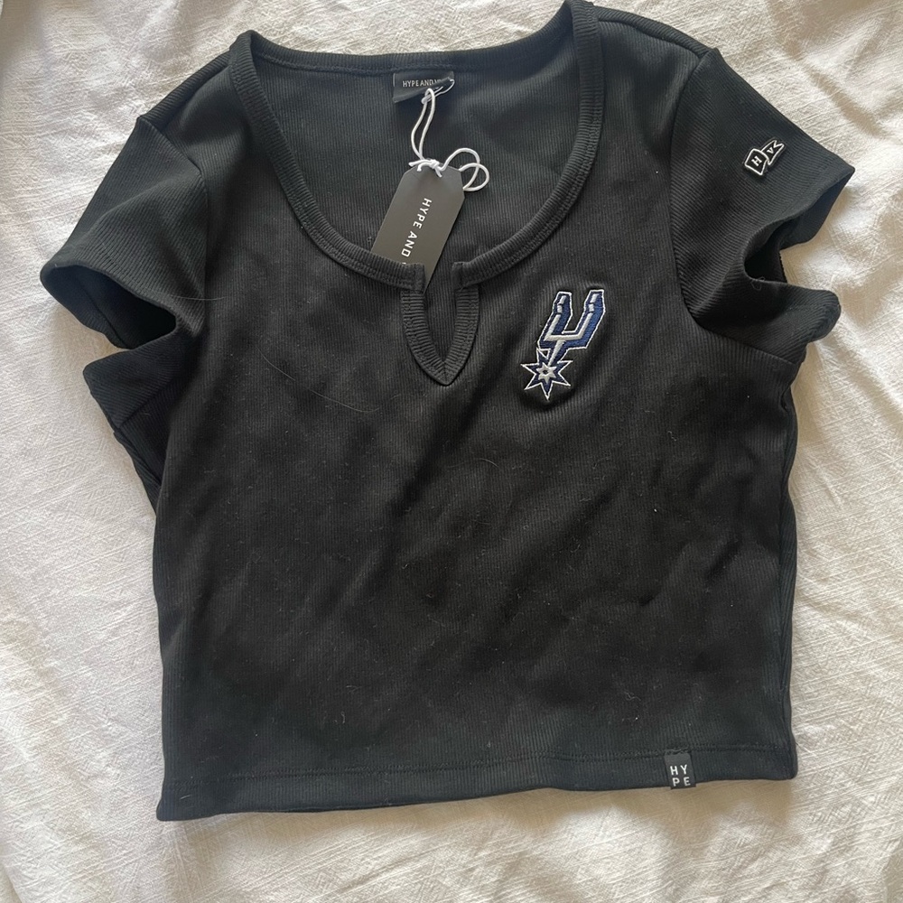 Spurs Cropped/Baby Tee